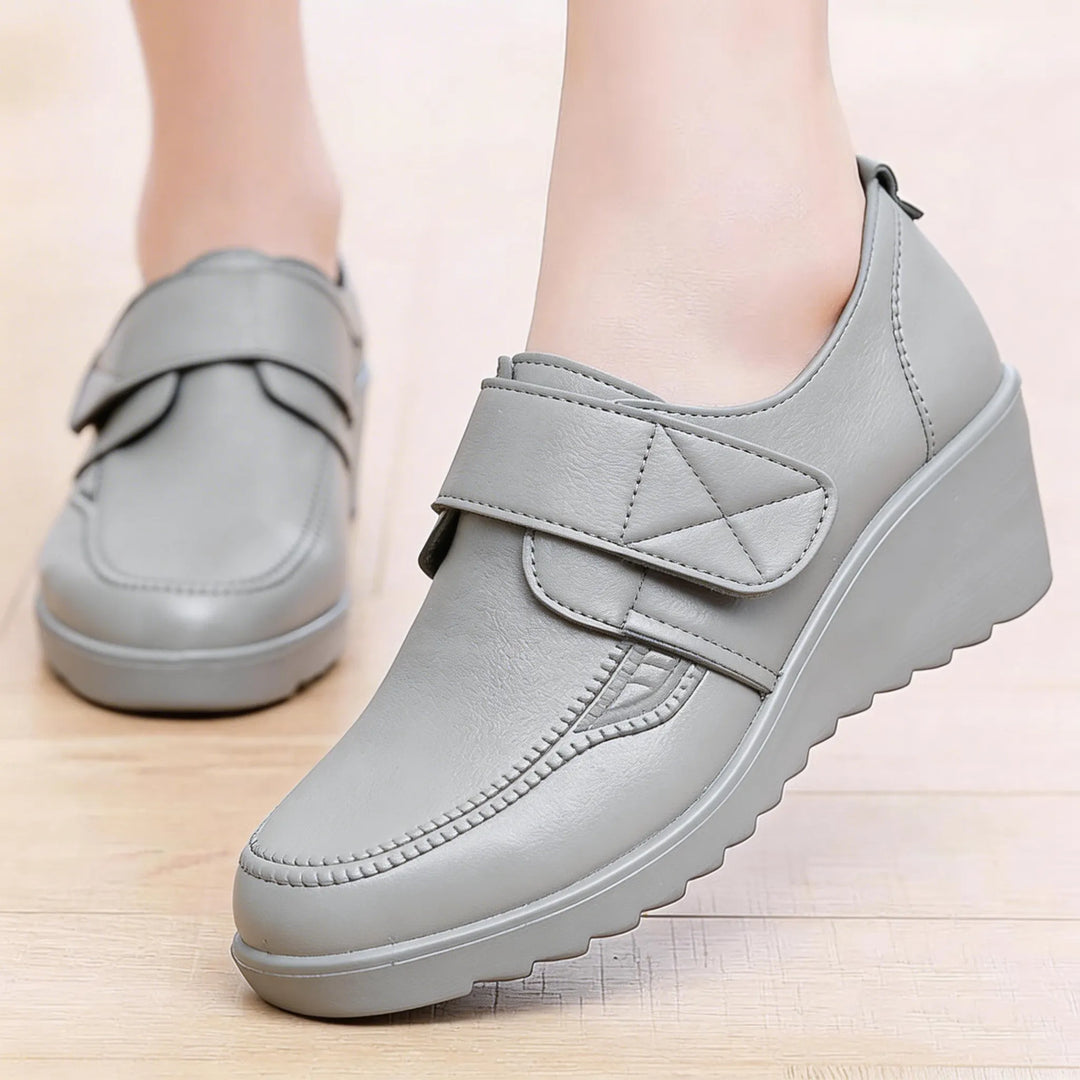 Comfortable Leather Wedge Shoes
