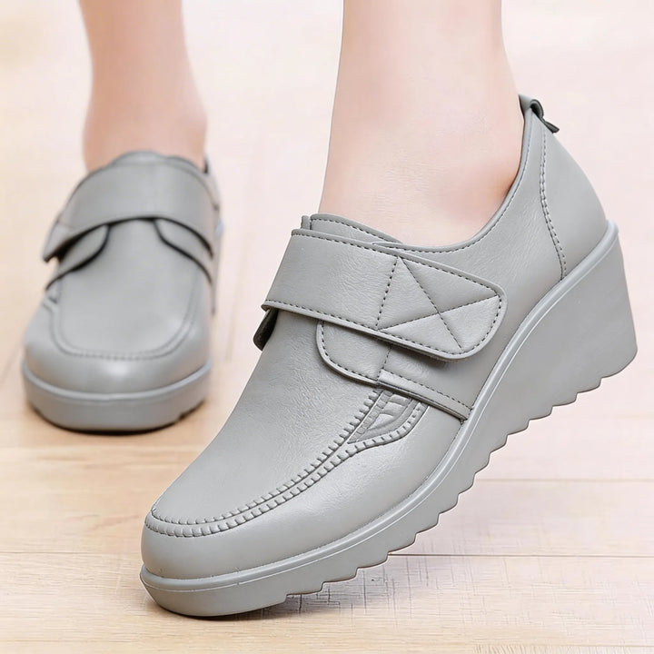 Comfortable Leather Wedge Shoes