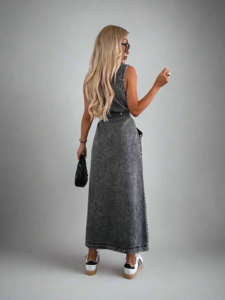 Isabelle | Maxi Denim Dress