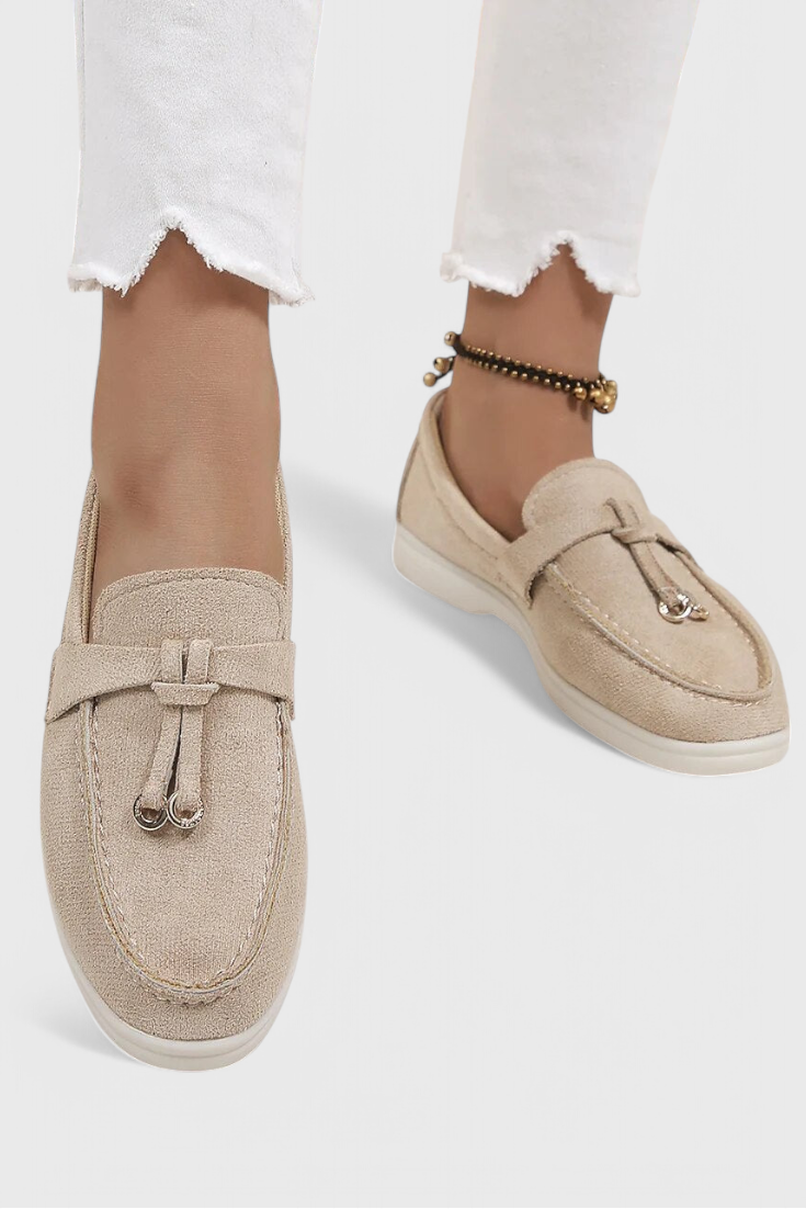 Coralie Suede-Finish Everyday Loafers