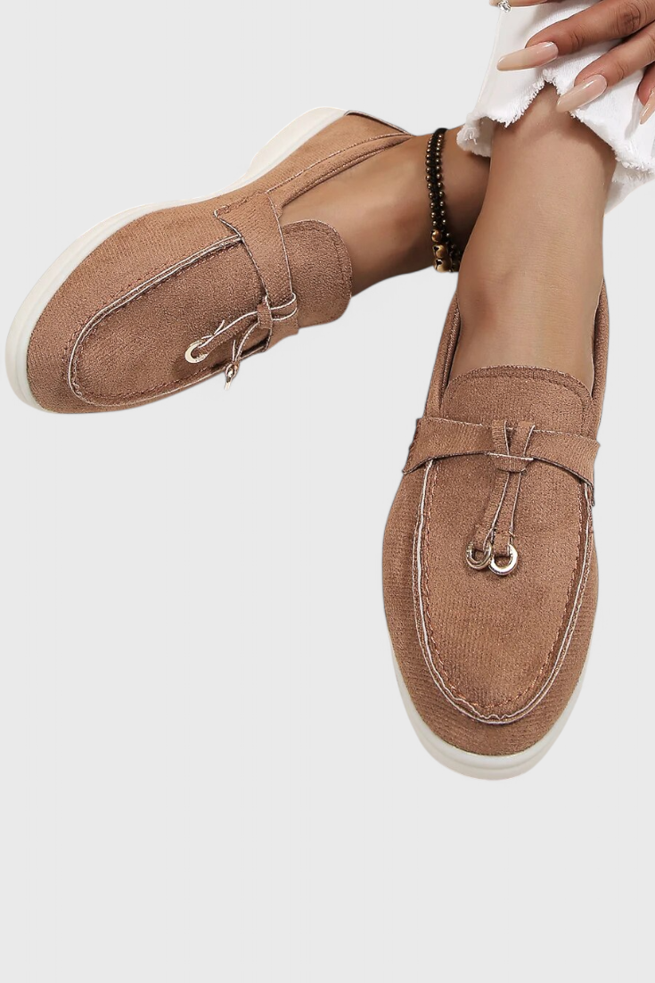 Coralie Suede-Finish Everyday Loafers