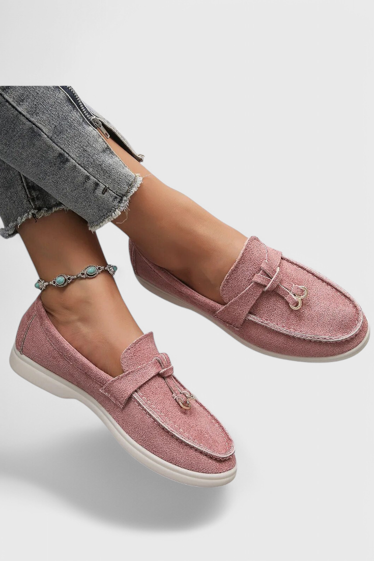 Coralie Suede-Finish Everyday Loafers
