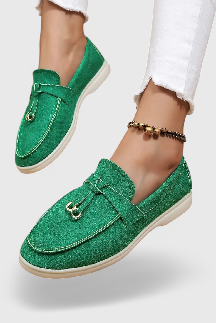 Coralie Suede-Finish Everyday Loafers