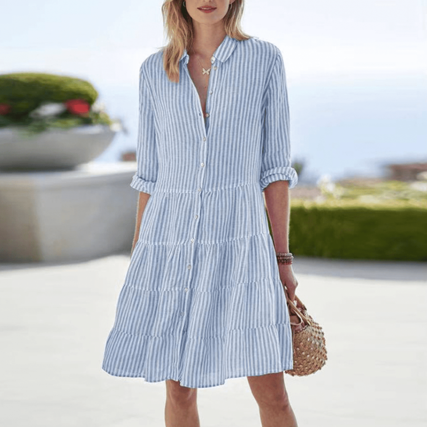 Stacey | Breezy Striped Dress