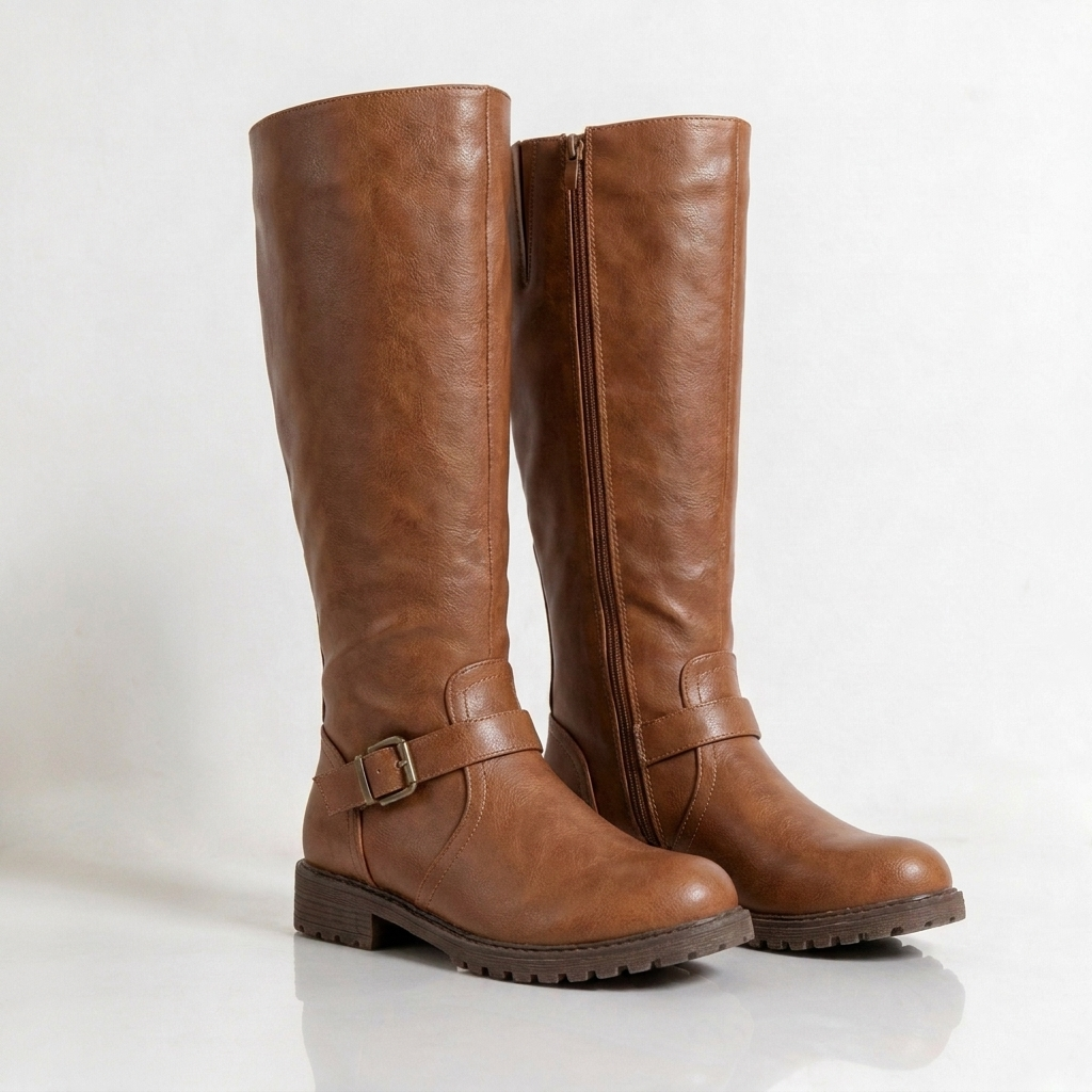 Elsira | Low-heel riding-style boots