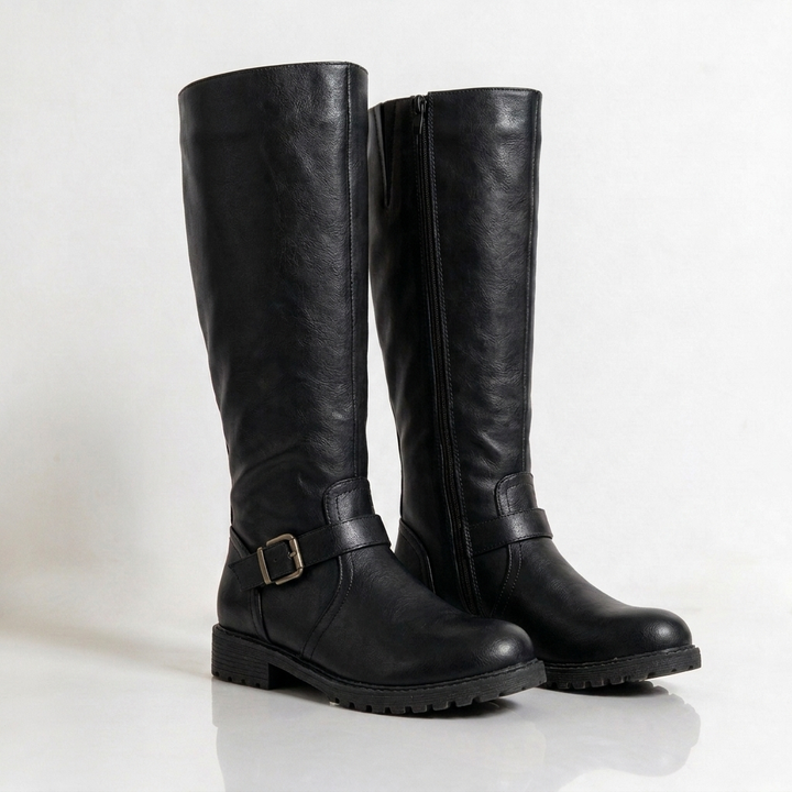 Elsira | Low-heel riding-style boots
